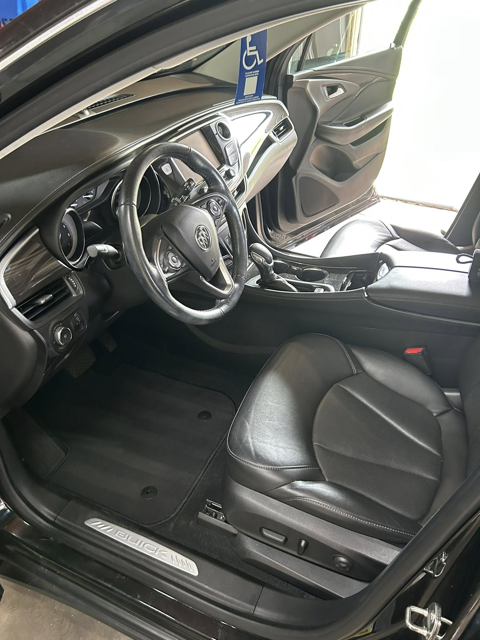 Clean Buick interior driver's side
